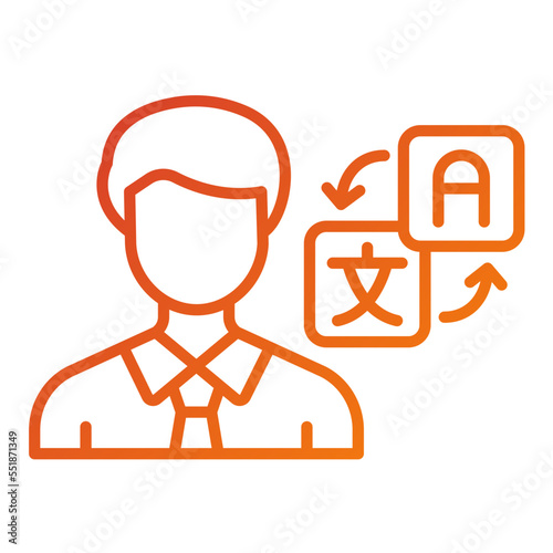 Freelance Translator Icon Style