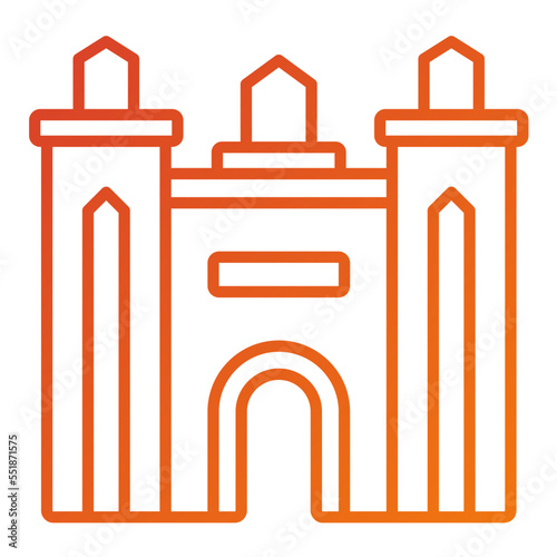 Dubai Gate Icon Style