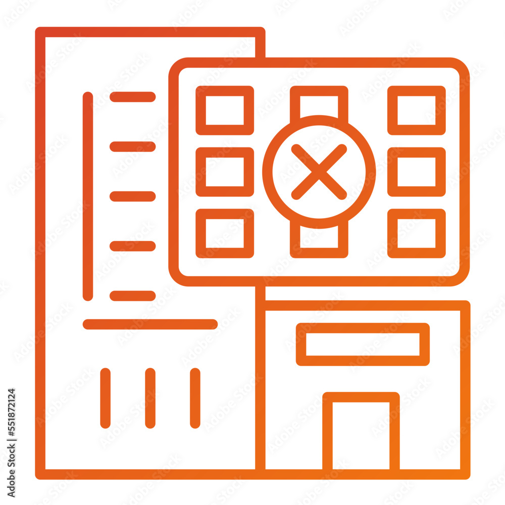 Booking Cancel Icon Style Booking Cancel Icon Style