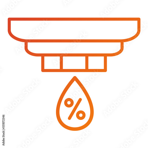 Humidity Sensor Icon Style