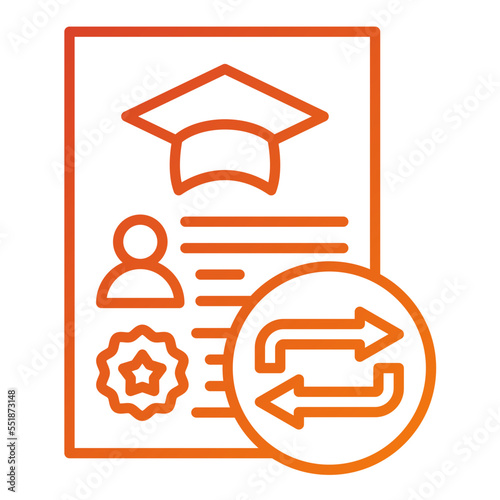 Course Transfer Icon Style