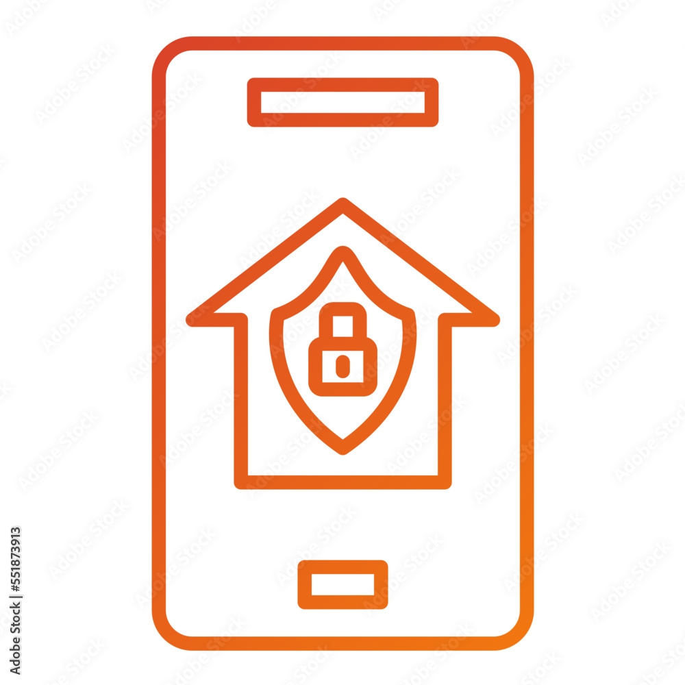Home Security App Icon Style Home Security App Icon Style