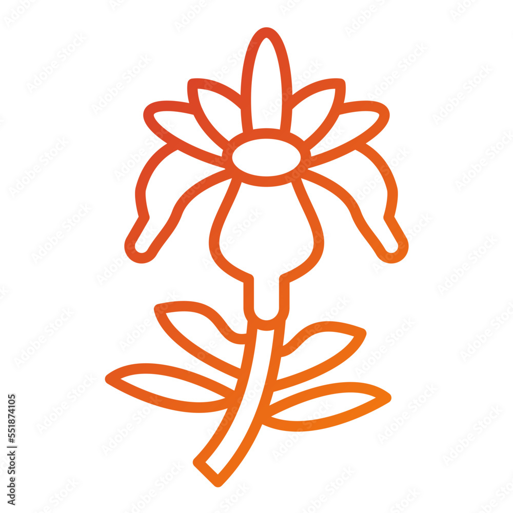 Obraz premium Iris Icon Style