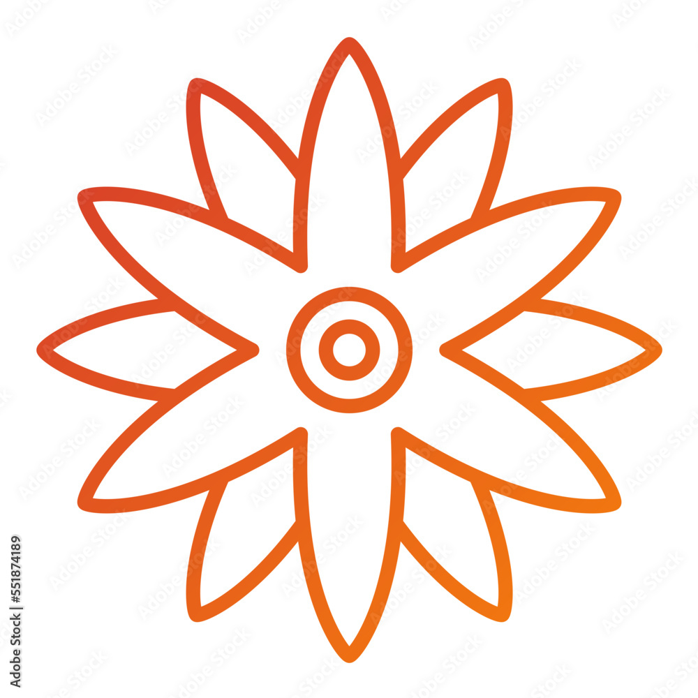 Borage Icon Style Borage Icon Style