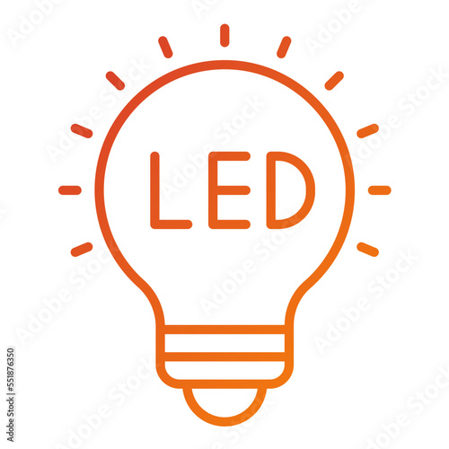 LED Lights Icon Style