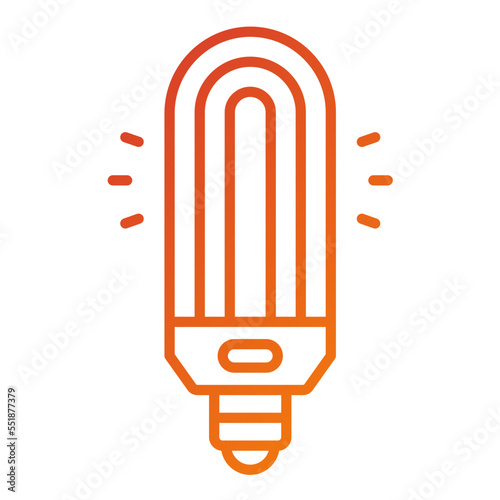 Neon Lamp Icon Style