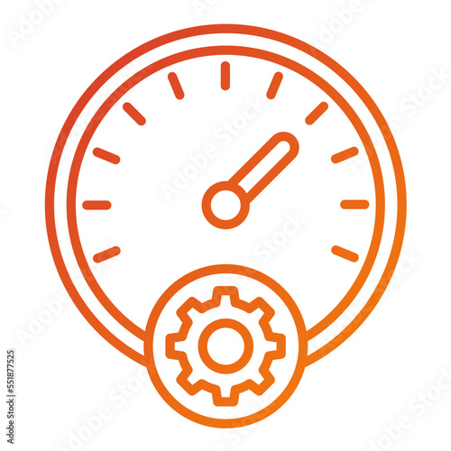 Overall Equipment Effectiveness Icon Style