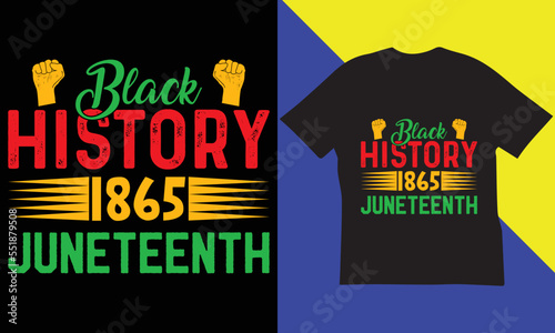 Black History Month T-Shirt Design.