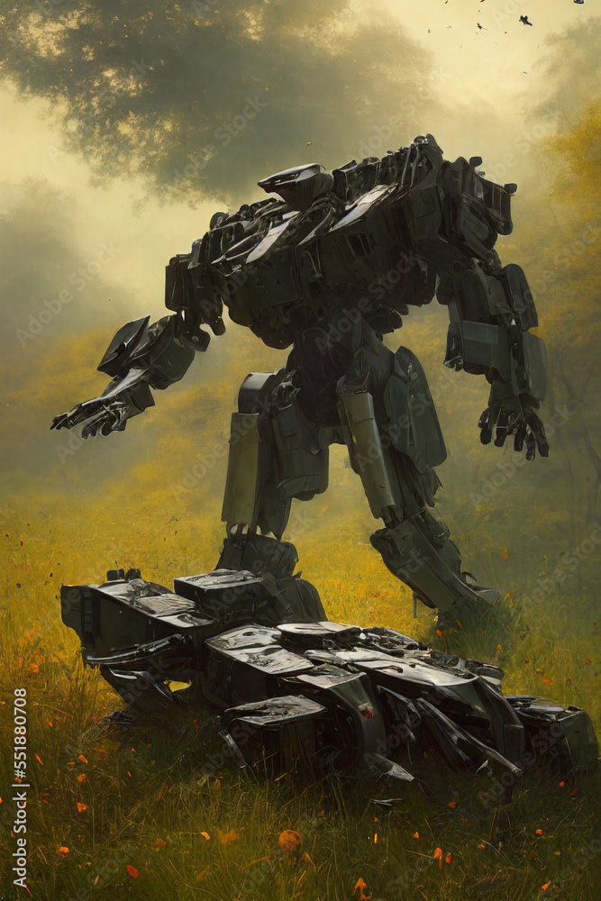 Abandoned Damaged Mech
generative AI
Generative AI Abandoned Damaged Mech
generative AI
Generative AI