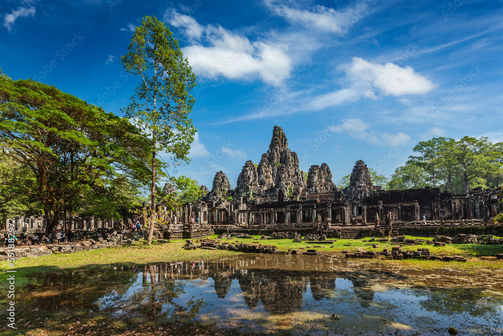 Fototapeta premium Bayon temple, Angkor Thom, Cambodia