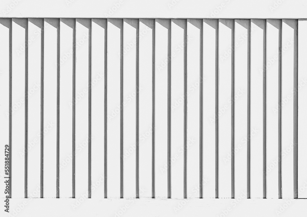 Part of modern interior with white light horizontal pattern texture of wooden shutters, casements or blinds background Part of modern interior with white light horizontal pattern texture of wooden shutters, casements or blinds background