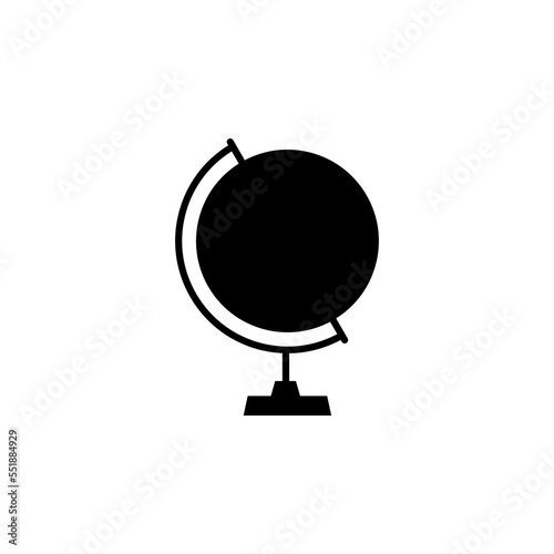 Globe icon vector. internet web sign symbol. vector illustration on white background