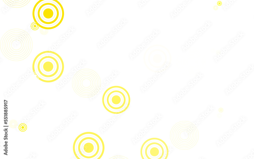 Light Green, Yellow vector template with circles. Light Green, Yellow vector template with circles.