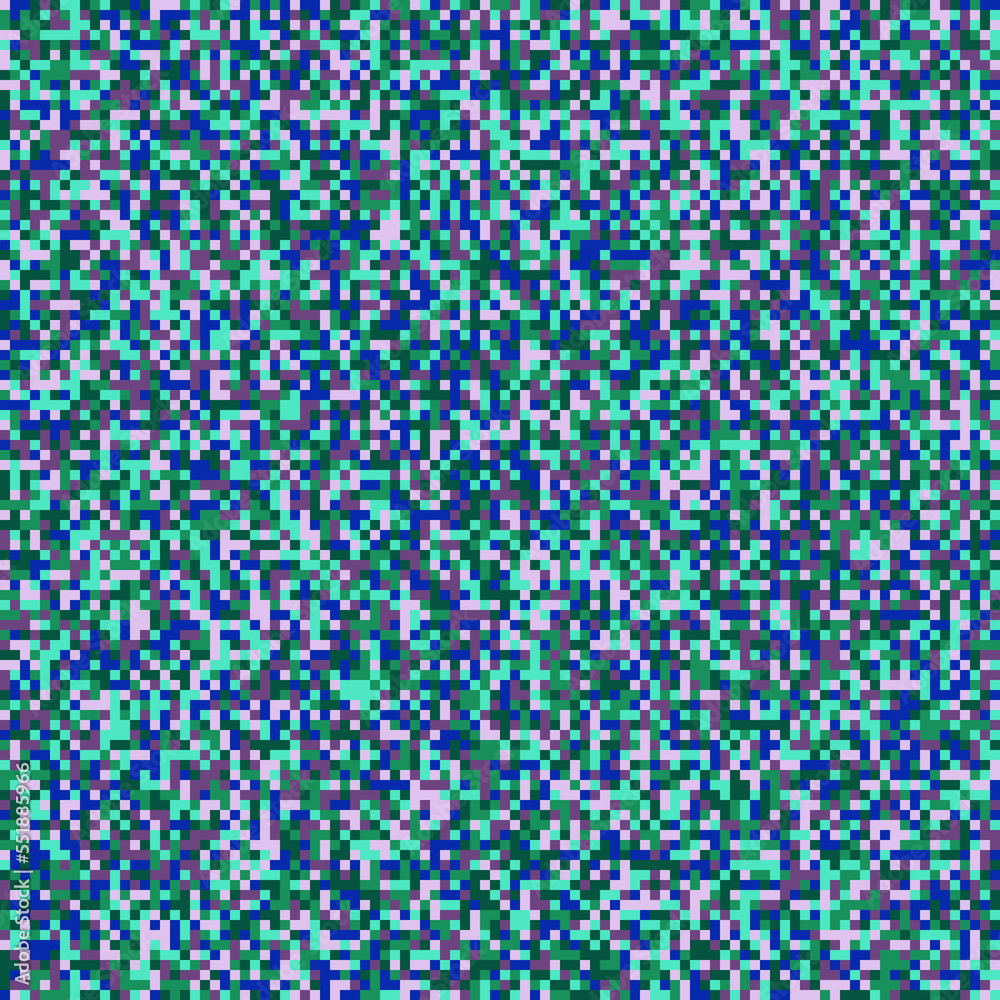Blueberries colorful pixel mosaic pattern