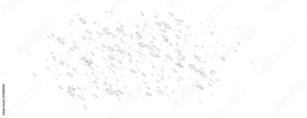 Sales icons floating in the air 3D rendering