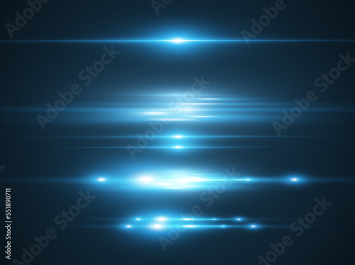 Light blue vector special effect. Glowing beautiful bright lines on a dark background.	
