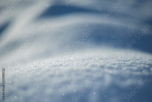 winter snow background - snow covered wavy uneven ground surface © Vera Kuttelvaserova