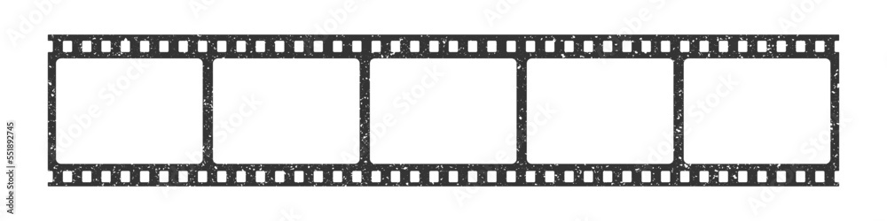 Film strips. Camera roll. Movie strip. Old film frame. 