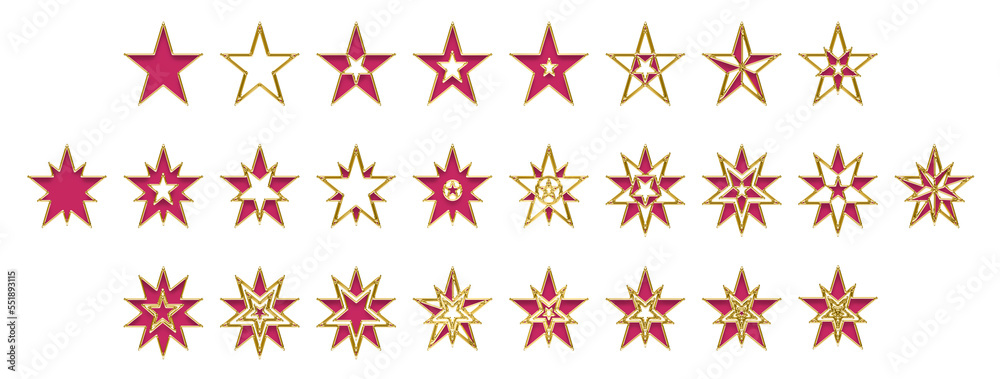 Sterne Collection pink gold Sterne Collection pink gold