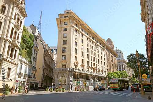 Buenos Aires Citycenter with Group of Impressive Buildings, Argentina, South America