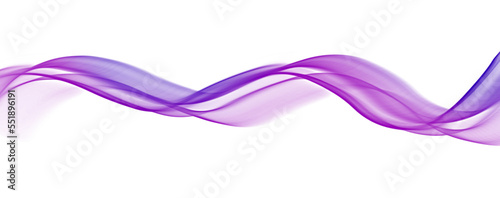 Abstract wave lines flowing smooth curve purple