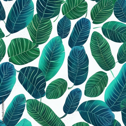 seamless background pattern with leaves