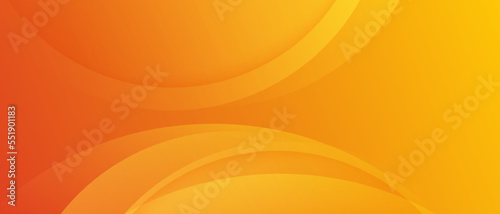abstract minimal orange curve background. vector long banner for social media posts, presentation for business concept.
