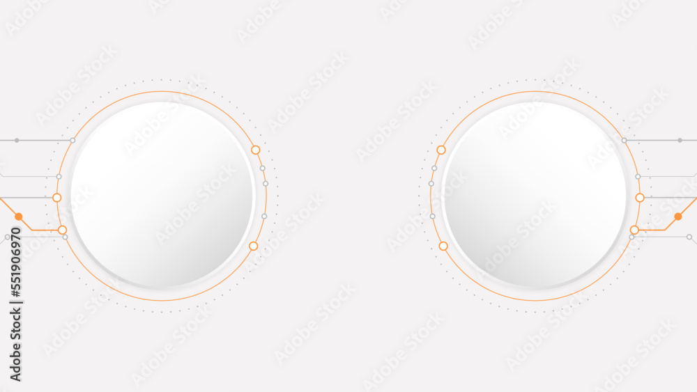 white grey circle technology background abstract. technology with line digital color grey, orange, dot, hi-tech, vector. circle technological for web banner, background, wallpaper, structure, object. white grey circle technology background abstract. technology with line digital color grey, orange, dot, hi-tech, vector. circle technological for web banner, background, wallpaper, structure, object.