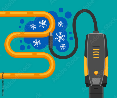 Refrigerant leak detector locating freon leaks