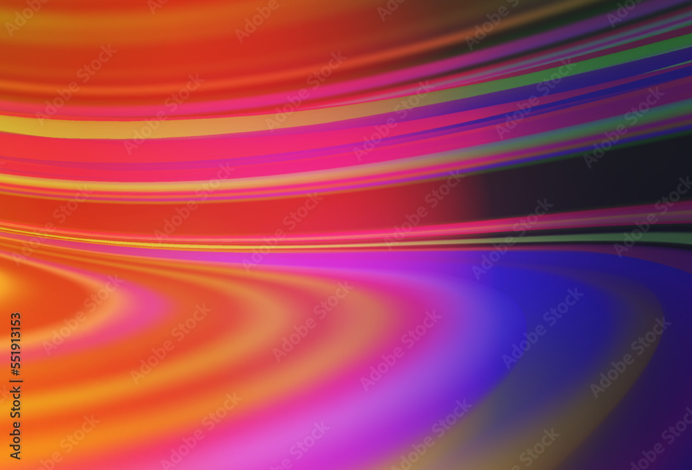 Light Pink, Yellow vector blurred template.