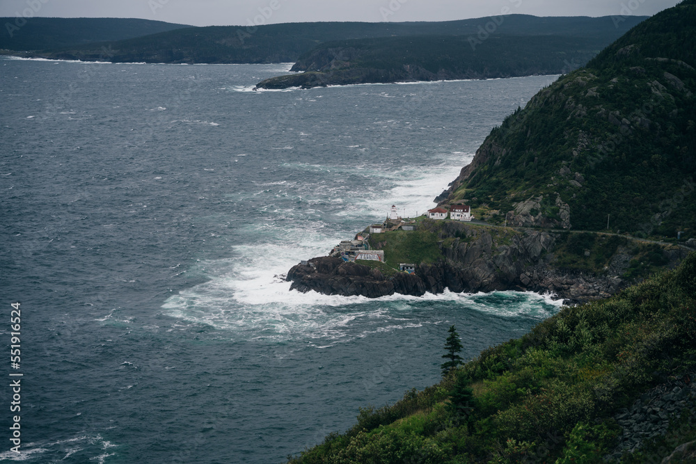 Historic Fort Amherst and lighthouse at The Narrows leading to St. John's, Newfoundland and Labrador, Canada Historic Fort Amherst and lighthouse at The Narrows leading to St. John's, Newfoundland and Labrador, Canada