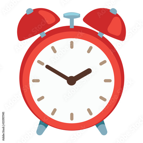 Alarm Clock vector icon isolated time  sign design.