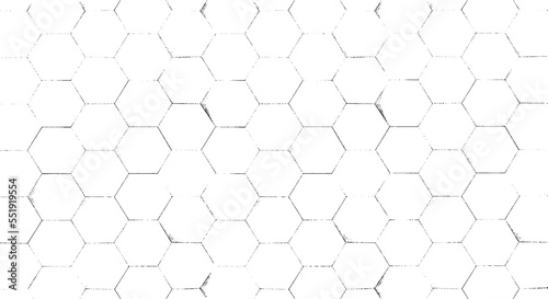 Rough  irregular texture composed of monochrome geometric elements. Overlay distressed grunge background. Abstract vector illustration. Isolated on white background. EPS10