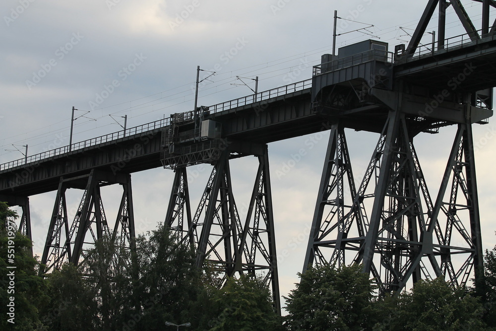 Rendsburg Railway Bridge, Germany,