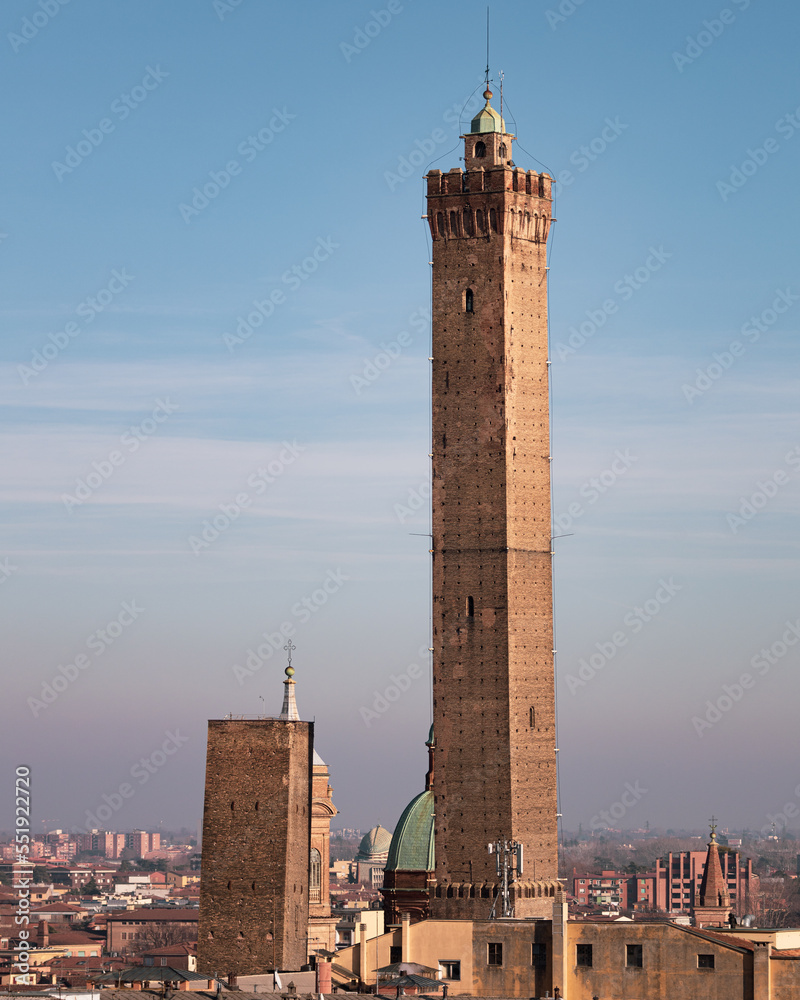 Two towers in Bologna,Italy