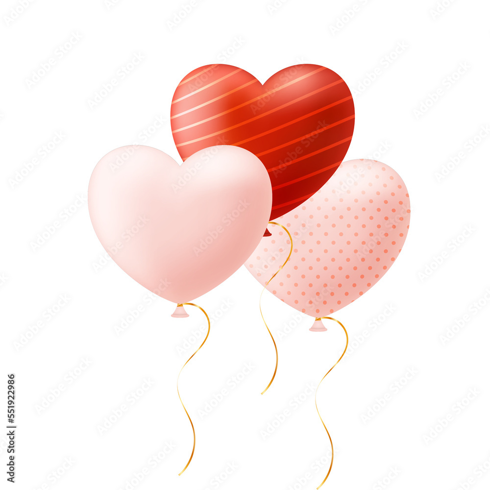 valentine heart love realistic balloon valentine heart love realistic balloon