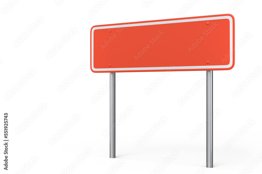 Road traffic signs on pole isolated on white background. Road traffic signs on pole isolated on white background.