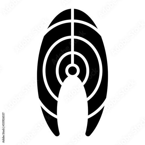Illustration of Fish Steak design Icon