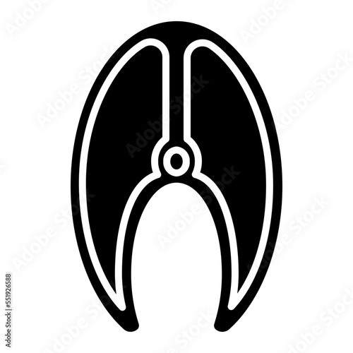 Illustration of Fish Steak design Icon