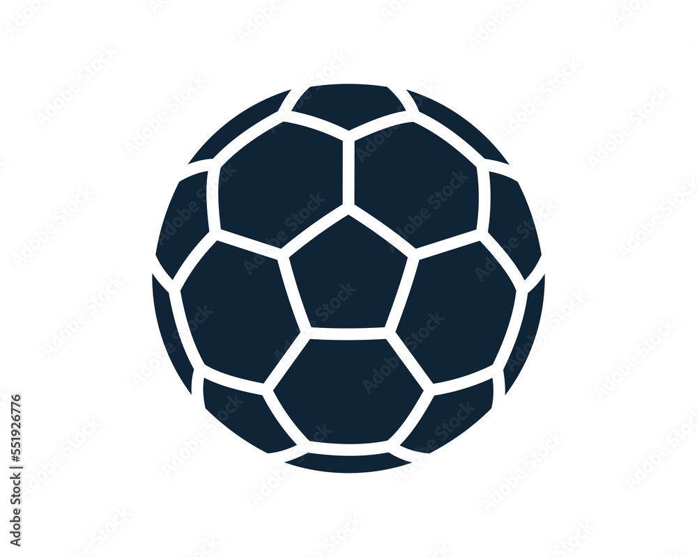 Fototapeta premium Soccer ball icon. Football game ball icons