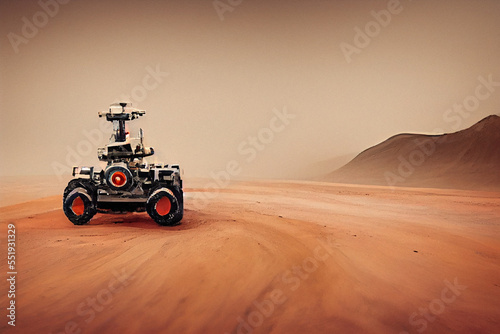 Martian Landscape - Generative AI