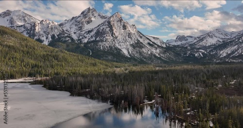 Sawtooth Range Lake Stanley Idaho Mountains Wilderness