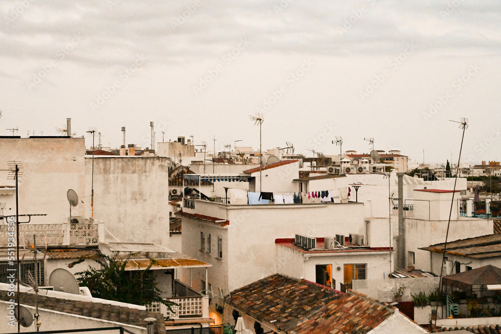 Rooftops of old town, Andalusia, Spain Rooftops of old town, Andalusia, Spain