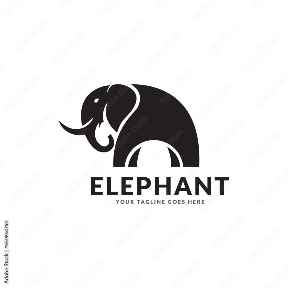 Elephant logo style design inspiration. Elephant logo style design inspiration.