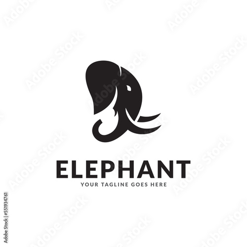 elephant head logo design inspiration.