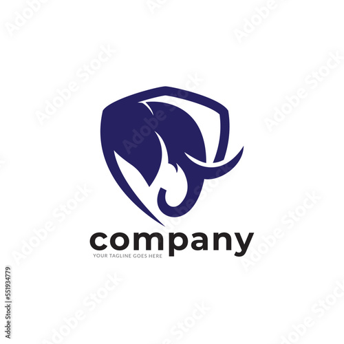 elephant head logo design inspiration.