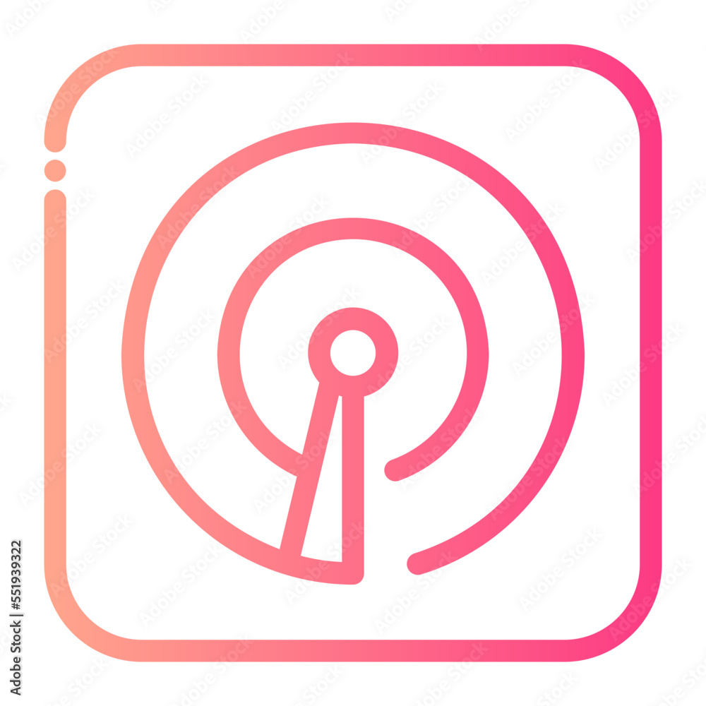 radio symbol icon radio symbol icon