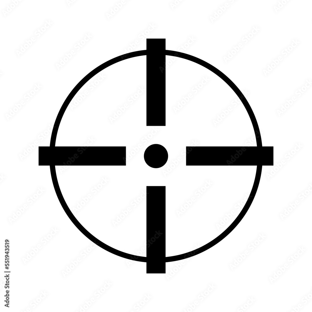 Cross hair icon vector design templates