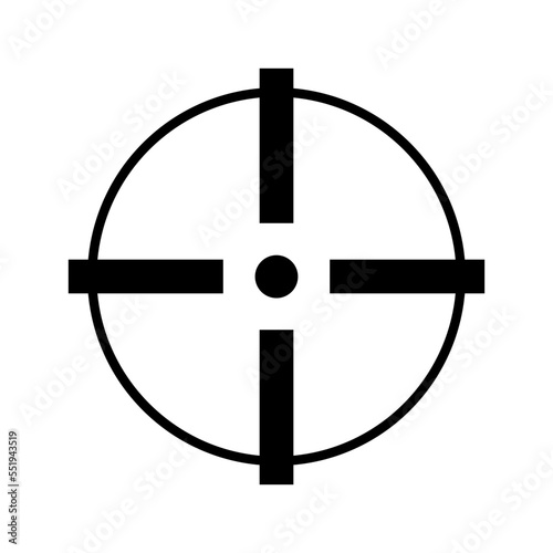 Cross hair icon vector design templates