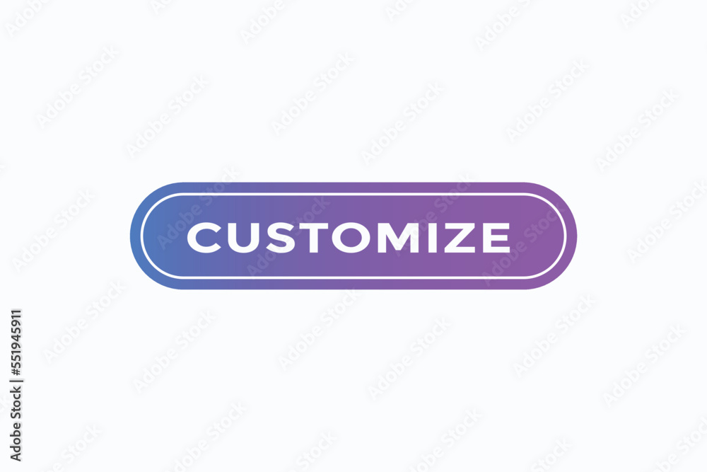 customize button vectors. sign  label speech bubble customize
